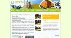 Desktop Screenshot of camping-chaumont-sur-loire.com